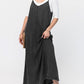 🔥SALG 49%🔥Maxi denim genserkjole for kvinner