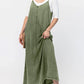 🔥SALG 49%🔥Maxi denim genserkjole for kvinner