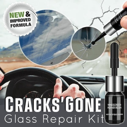 🔥Kjøp 1 få 1 gratis - Cracks Gone Glass Repair Kit (ny formel)