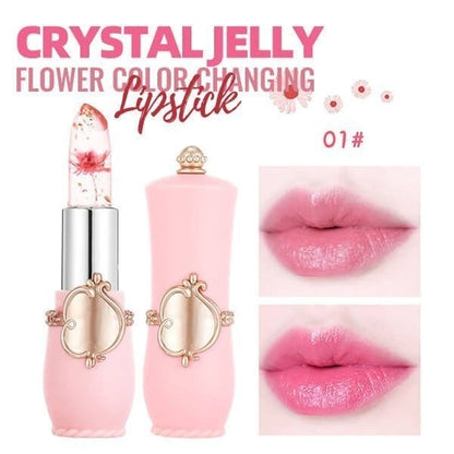 🔥Varmt salg✨Crystal Jelly Flower Color Changing Lipstick- KJØP MER SPAR MER