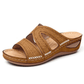Siste dag med 50 % rabatt | Ortopediske slip-on-sandaler av høy kvalitet med tykk plate