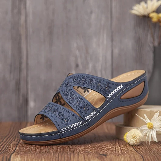 Siste dag med 50 % rabatt | Ortopediske slip-on-sandaler av høy kvalitet med tykk plate