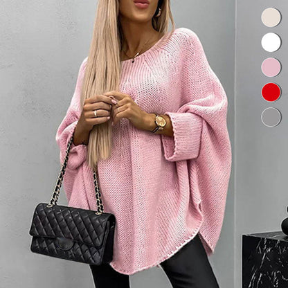 ⚡50 % rabatt⚡Elegant strikket cape-genser for kvinner