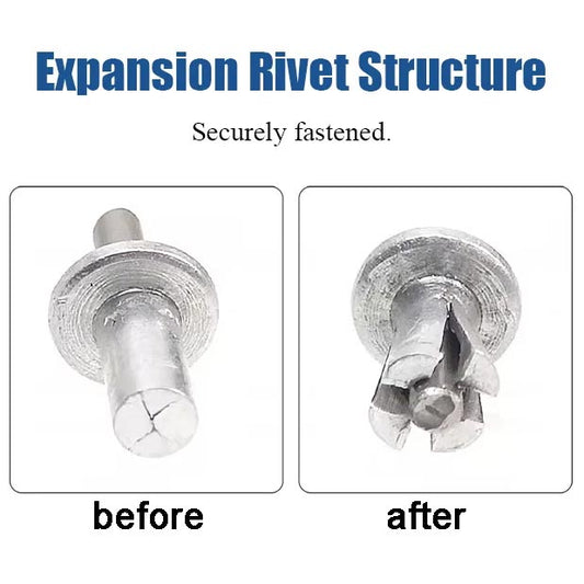 🔥Siste dag med 50% salg🔥50 stk. ekspansjonsnagler i aluminiumslegering av knoketypen