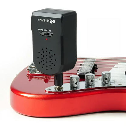 🔥 Mini Gitar Forsterker Pro 🎸 30W HD Lyd 🔊20H Spilletid 🔋Busking Klar 🌆