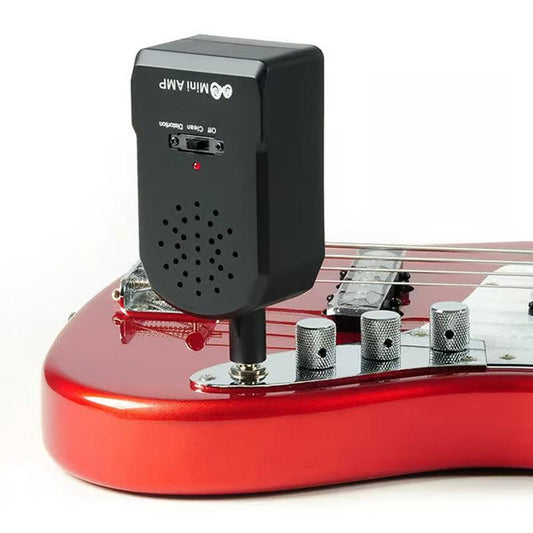 🔥 Mini Gitar Forsterker Pro 🎸 30W HD Lyd 🔊20H Spilletid 🔋Busking Klar 🌆
