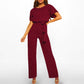 Jumpsuit med høy midje og vide ben for kvinner