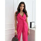 ☀️Frauen Ermeløs V-hals uten ermer Jumpsuit🕊️