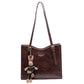 Vintage stor kapasitet tote bag
