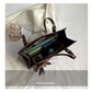 Vintage stor kapasitet tote bag