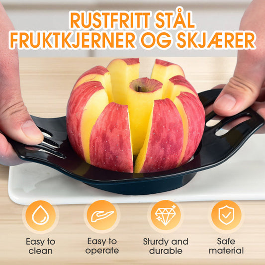 🍎 Rustfritt stål fruktkjerner og skjærer