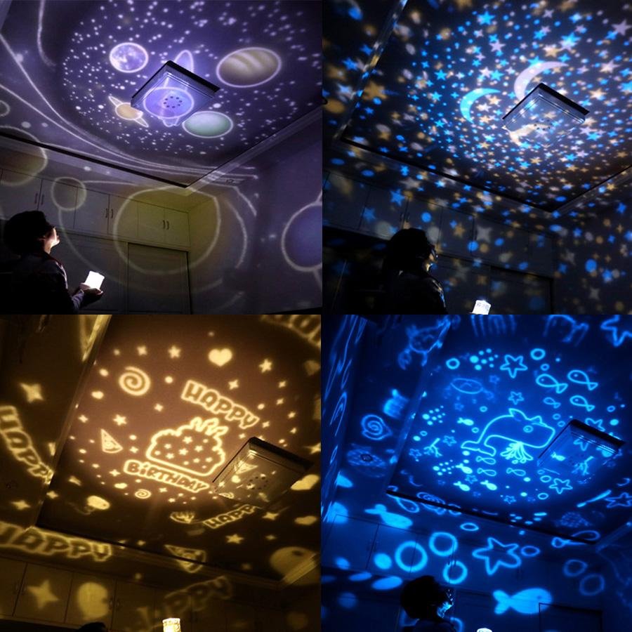 360 Rotation Starry Sky Projector - Luckyeo